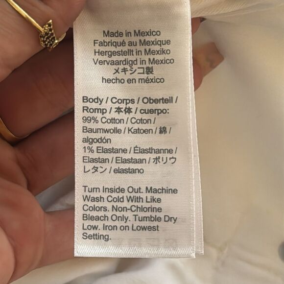 J Crew Wide-leg denim trouser in white Womens Size 27 - Picture 8 of 12